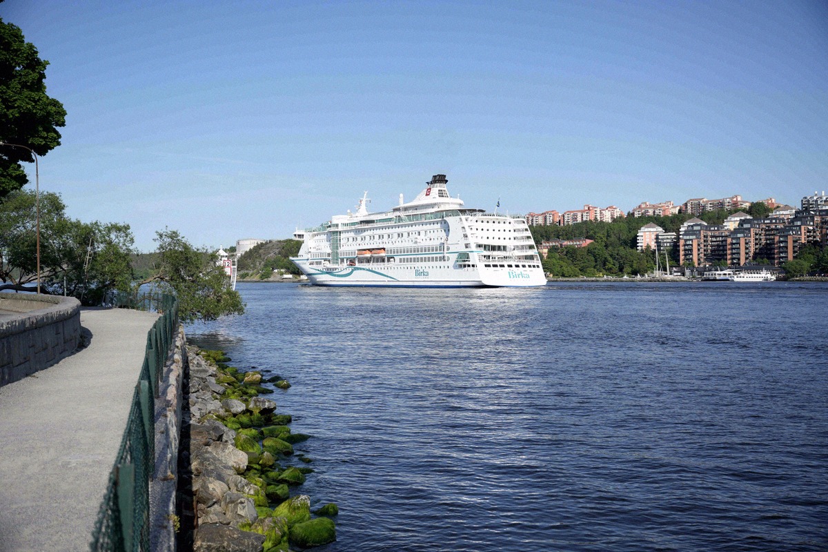 The Birka Gotland by Viking Line off Stockholm