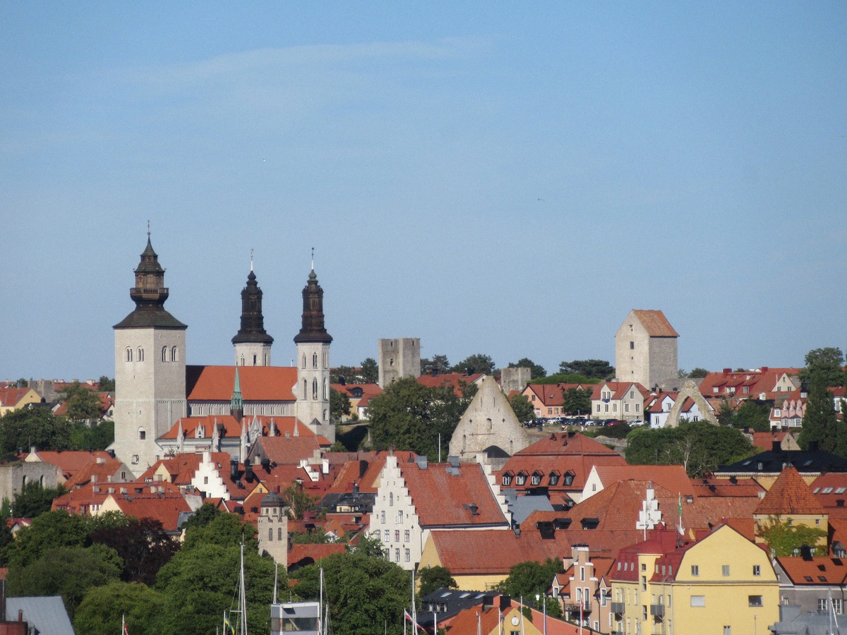 Visby Cathedral (St Mary's) on Gotland